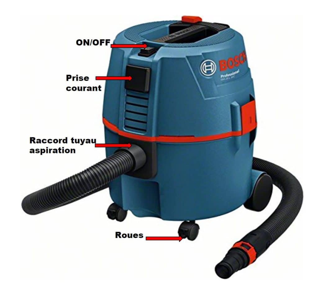 Aspirateur eau et poussière BOSCH professional 060197B0W0