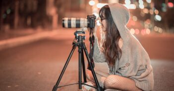 night, camera, photographer