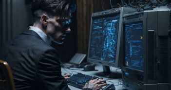 hacker, computer, programming