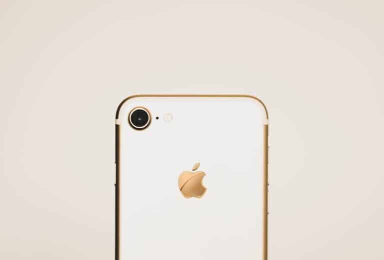 gold iPhone 8