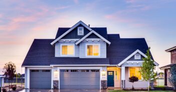 house, architecture, front yard