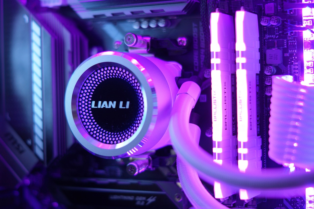 Systeme de refroidissement watercooling PC ave leds RGB