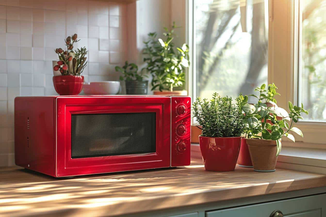 Votre maison va adorer ! -30% sur le micro-ondes Cecotec Proclean 3010 rétro rouge chez Amazon